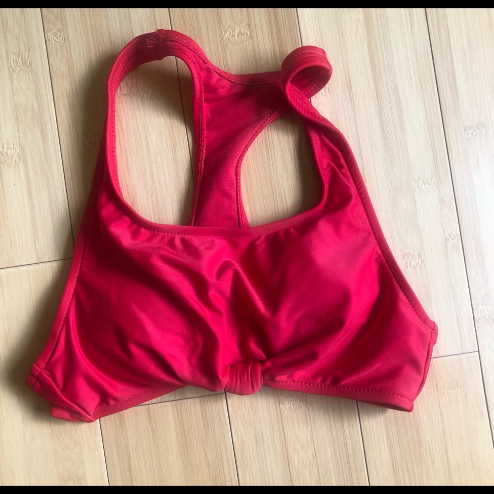 Brand new front tie knot bikini top